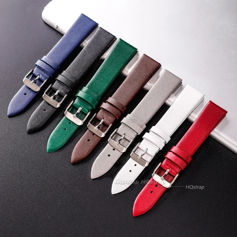 CowLost | product_id-ultra-thin-genuine-leather-watchband-for-women-12-22mm-red-white-black-strap |1