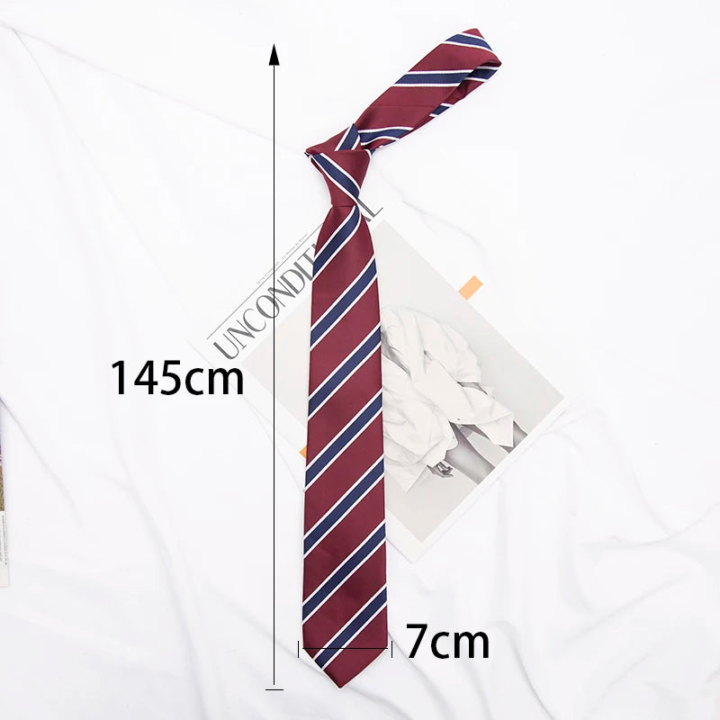 CowLost | jk-ties-women-striped-neck-tie-girls-japanese-style |8