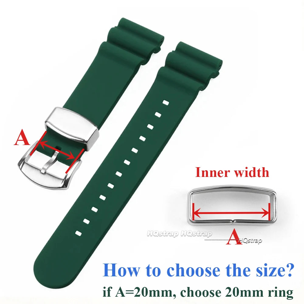 CowLost | rings-product_id-stainless-steel-watch-band-keeper-18mm-20mm-for-seiko-silicone-strap |5