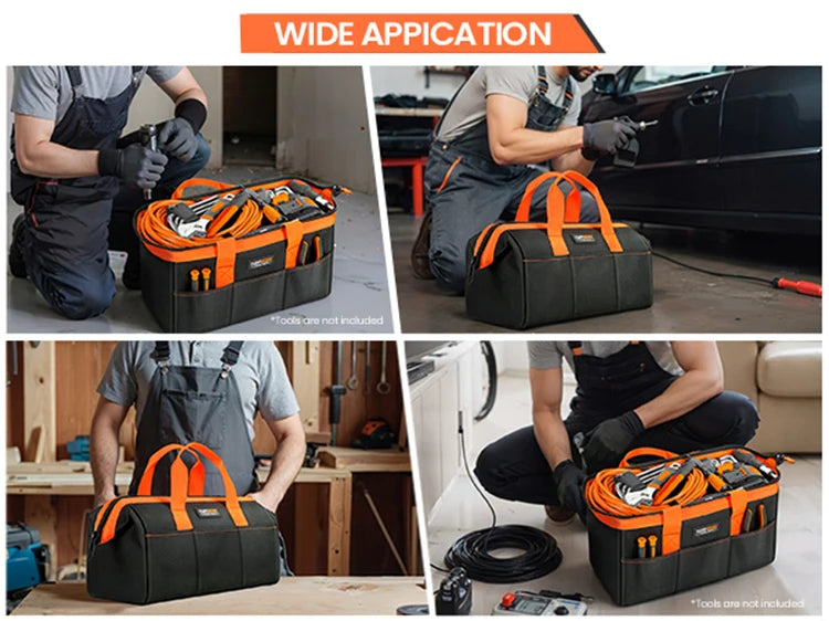 CowLost | product_id-14inch-electrician-tool-bag-with-12-pockets-heavy-duty-for-diy-and-craftsmen |11