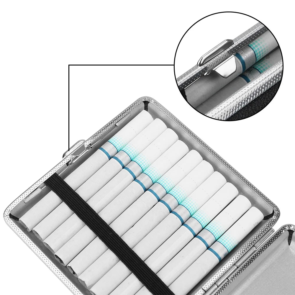 CowLost | product_id-stainless-steel-leather-cigarette-case-for-20pcs-double-open-tobacco-box |6