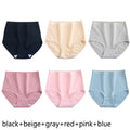 CowLost | product_id-fallsweet-6pcs-plus-size-womens-cotton-seamless-breathable-briefs |1