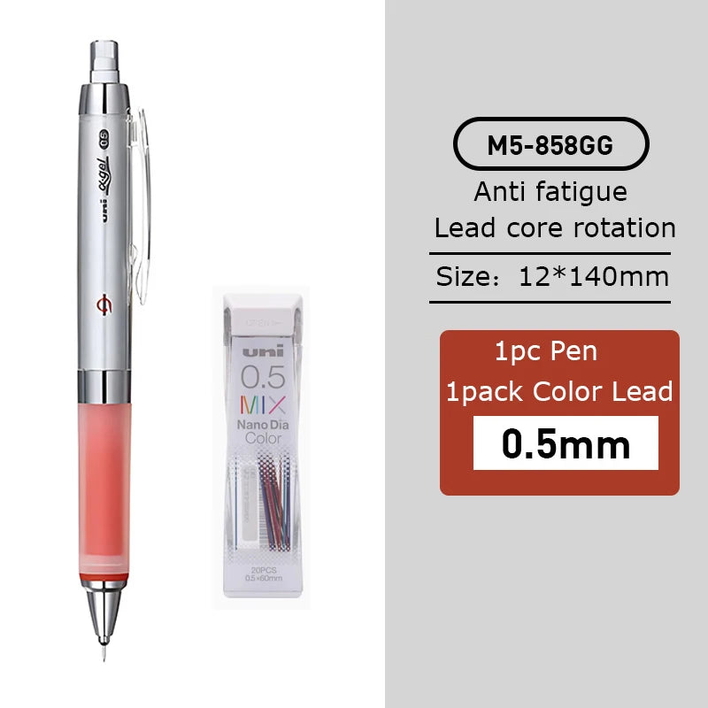 CowLost | product_id-japanese-uni-m5-858gg-kuru-toga-0-5mm-mechanical-pencil-soft-grip-smooth-writing |17