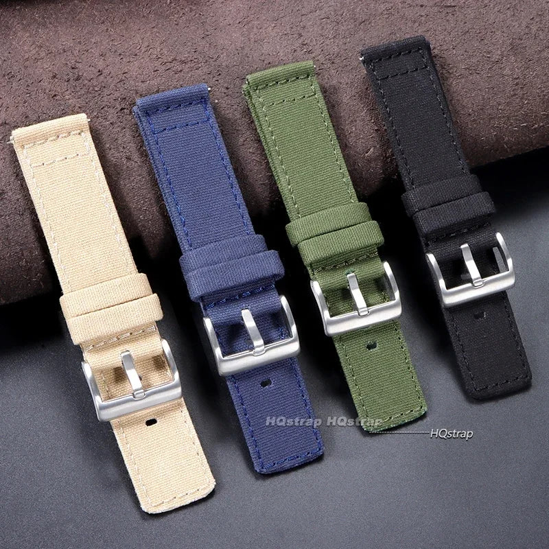 HQstrap Nylon Watch Strap 20mm 22mm Quick Release Sport Wristband for Smartwatch Unisex