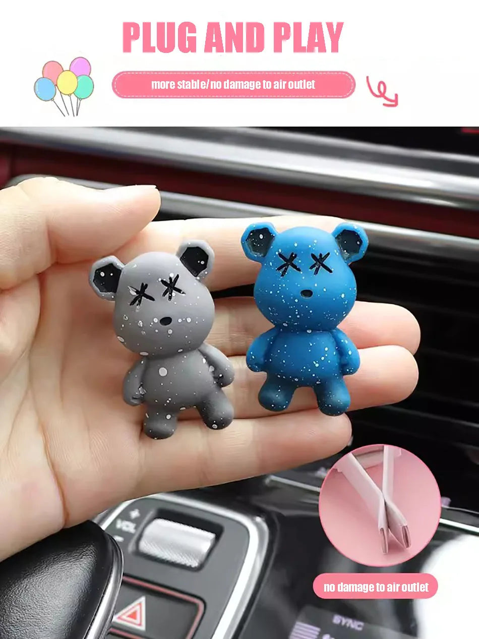 CowLost | product_id-bear-car-air-freshener-vent-clip-ocean-scent-aromatherapy-decoration |7