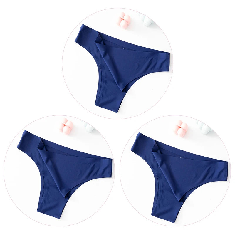 CowLost | 3pcs-set-womens-sexy-seamless-panties-female-ice-silk-underwear |13