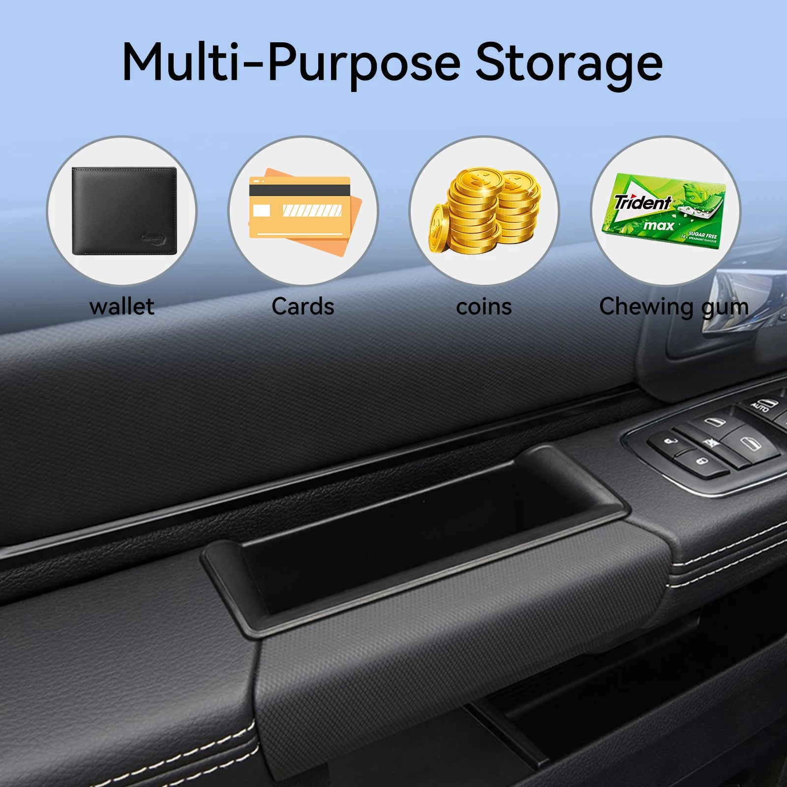 CowLost | for-dodge-ram-1500-2019-2026-car-door-handle-storage-box |5