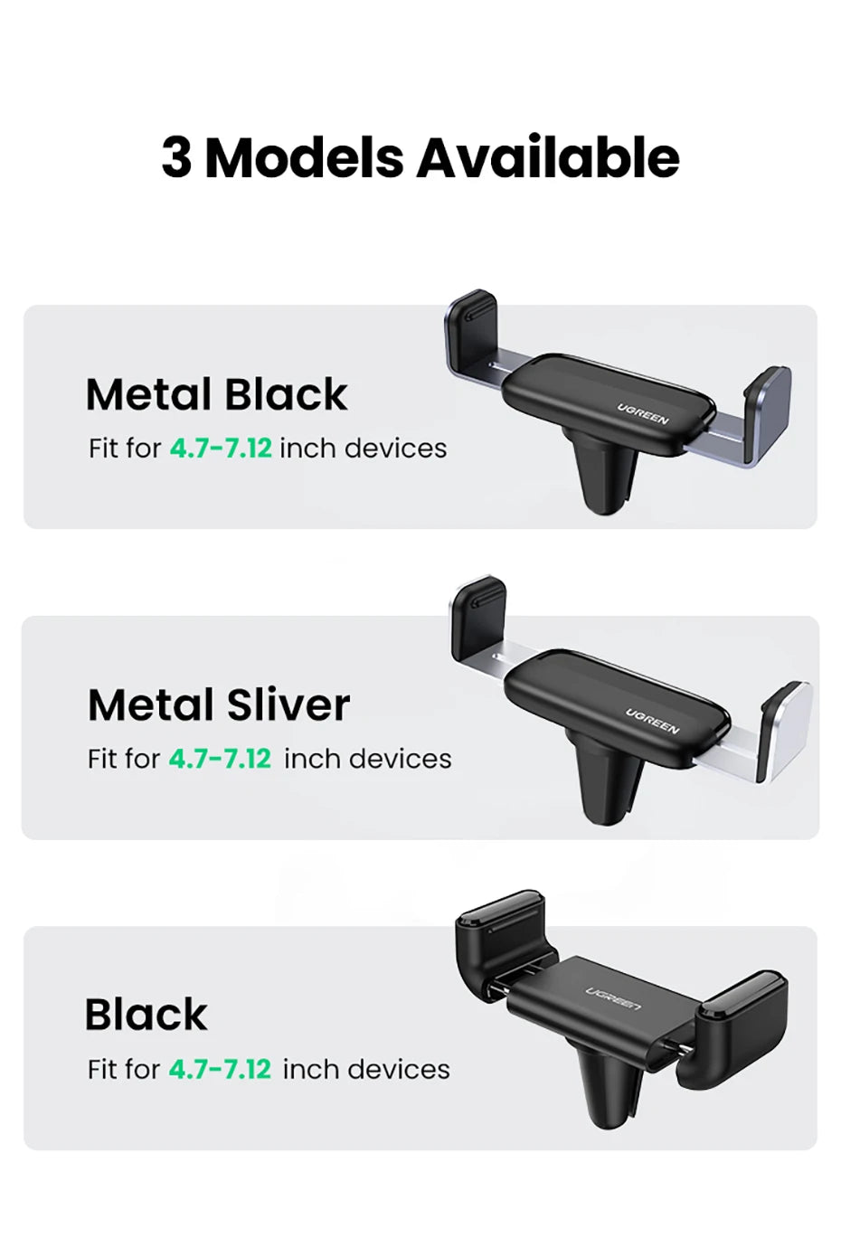 CowLost | ugreen-car-phone-holder-stand-for-mobile-phone-air-vent |15