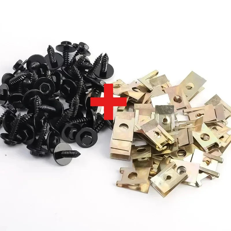 CowLost | product_id-20-40-metal-engine-guard-nuts-screws-clips-washers-for-bmw-e46-e90-e92-f10 |6