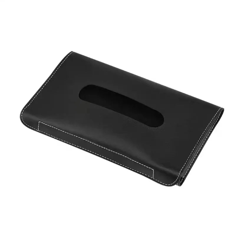 CowLost | 2-colors-tissue-box-pu-leather-car-sun-visor-hanging-holder |10