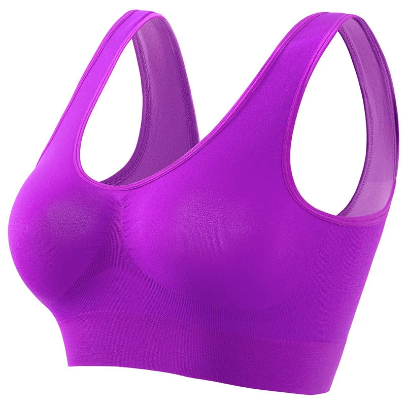 CowLost | product_id-women-seamless-wireless-push-up-breathable-sports-bra-crop-top-s-5xl |4