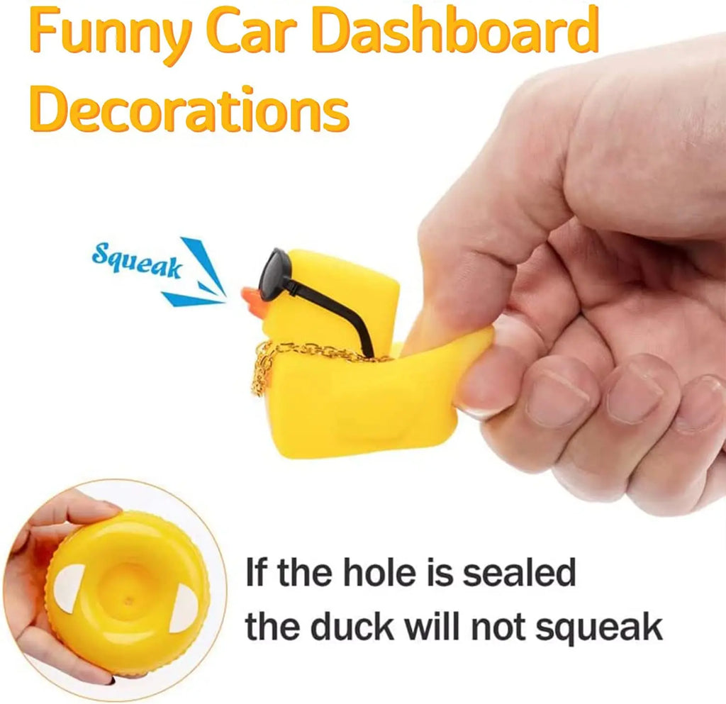 CowLost | product_id-car-rubber-duck-dashboard-ornament-with-mini-swim-ring-necklace-and-sunglasses |3