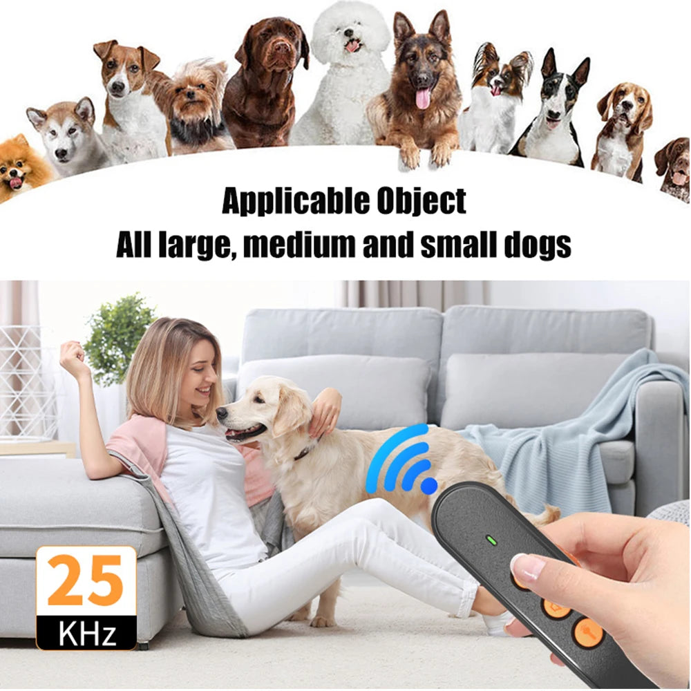 USB Ultrasonic Dog Bark Preventer Portable Anti-Barking Training Device