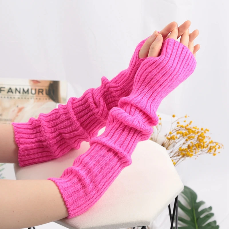 CowLost | activewear-pants-women-long-fingerless-knit-gloves |15