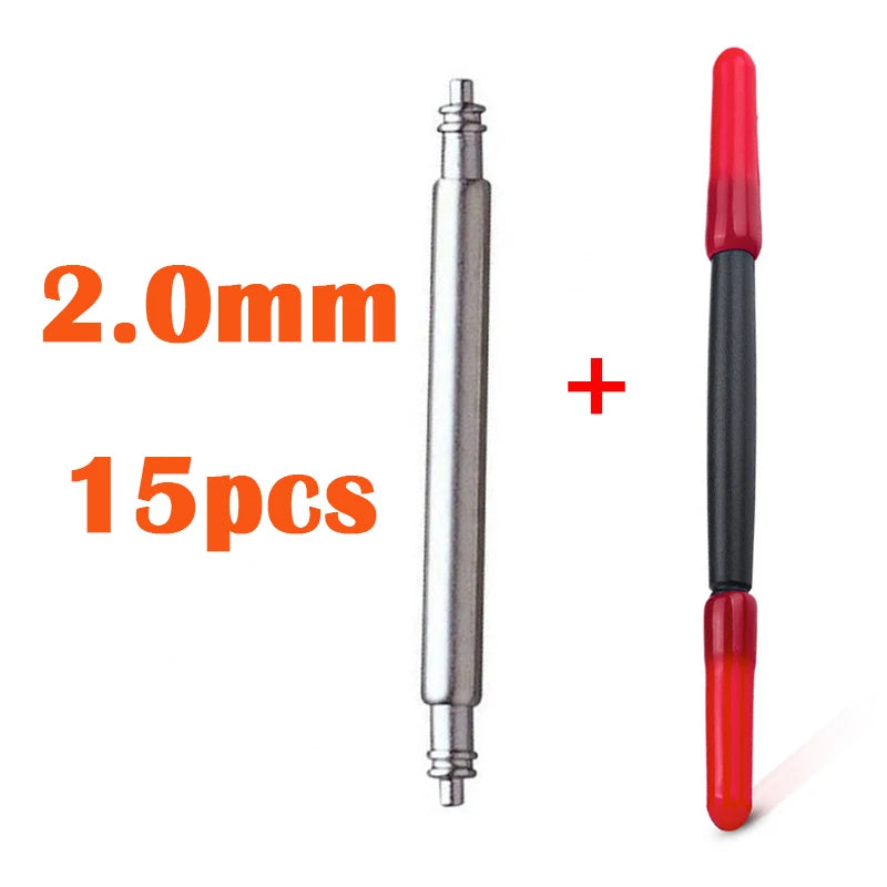 CowLost | product_id-stainless-steel-watch-spring-bars-link-pins-1-8-2-0mm-diameter-15-20pcs-for-16-24mm-straps |12