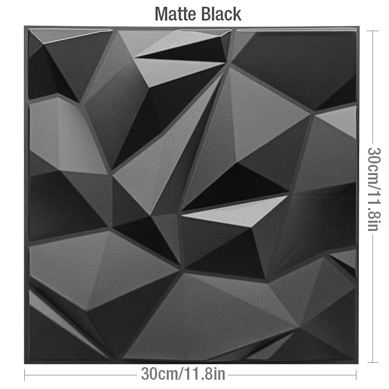 1 Pcs Super 3D Art Champagne Gold Wood grainWall Panel