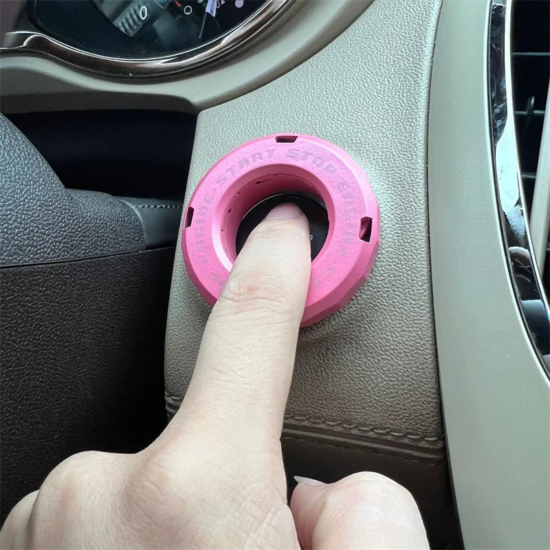 CowLost | vehicle-decor-product_id-motorcycle-ignition-key-decor-cover-rotary-push-start-button-sticker-car-interior |7