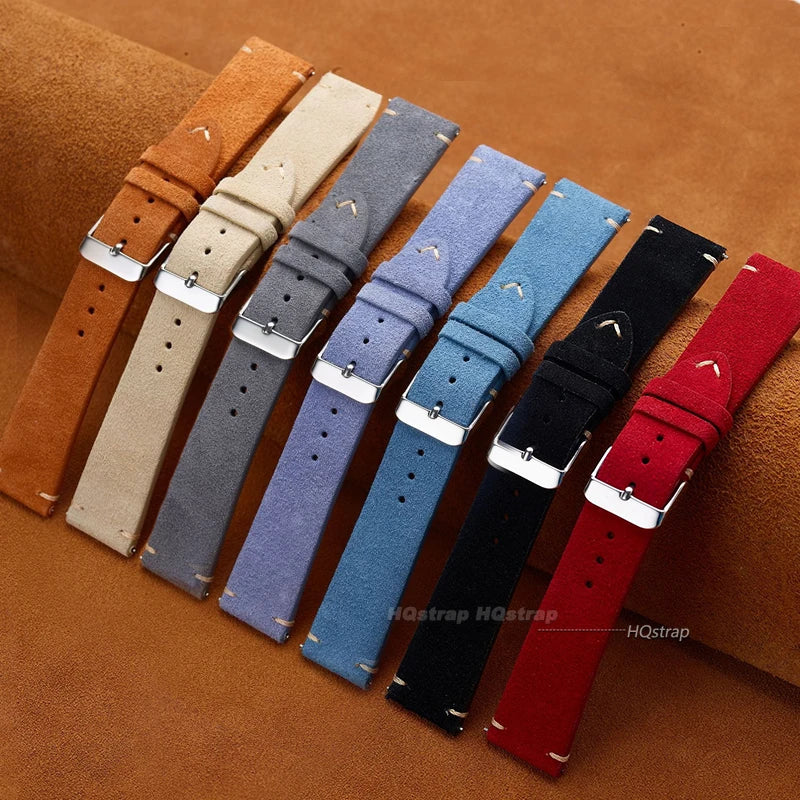 CowLost | product_id-hqstrap-genuine-suede-leather-quick-release-watch-strap-14-22mm-vintage-band-for-seiko |1