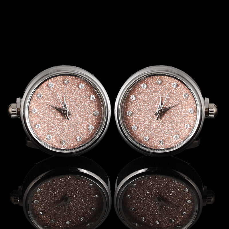 CowLost | luxury-cufflinks-watch-rotatable-electronic-functional-buckle-business |24
