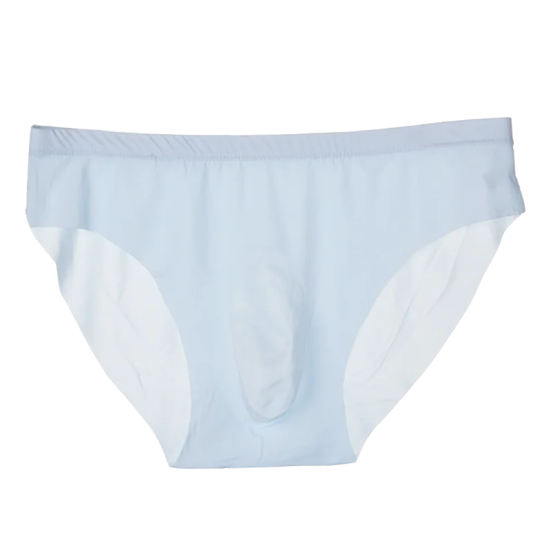 CowLost | mens-ice-silk-seamless-briefs-summer-ultra-thin-panty-transparent-sexy |18