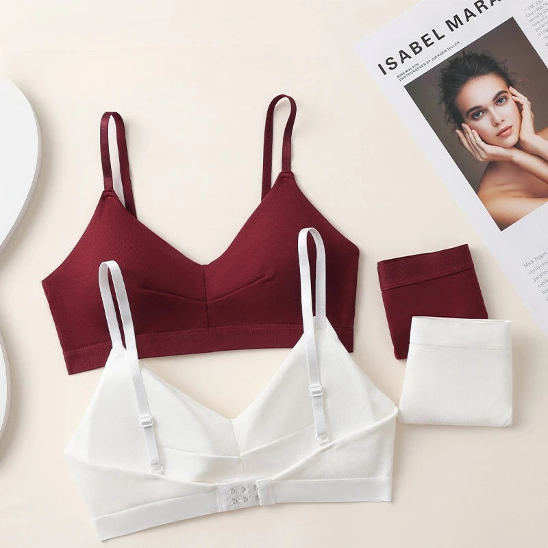 CowLost | product_id-comfort-cotton-push-up-bra-low-waist-t-back-thong-set-for-women |5