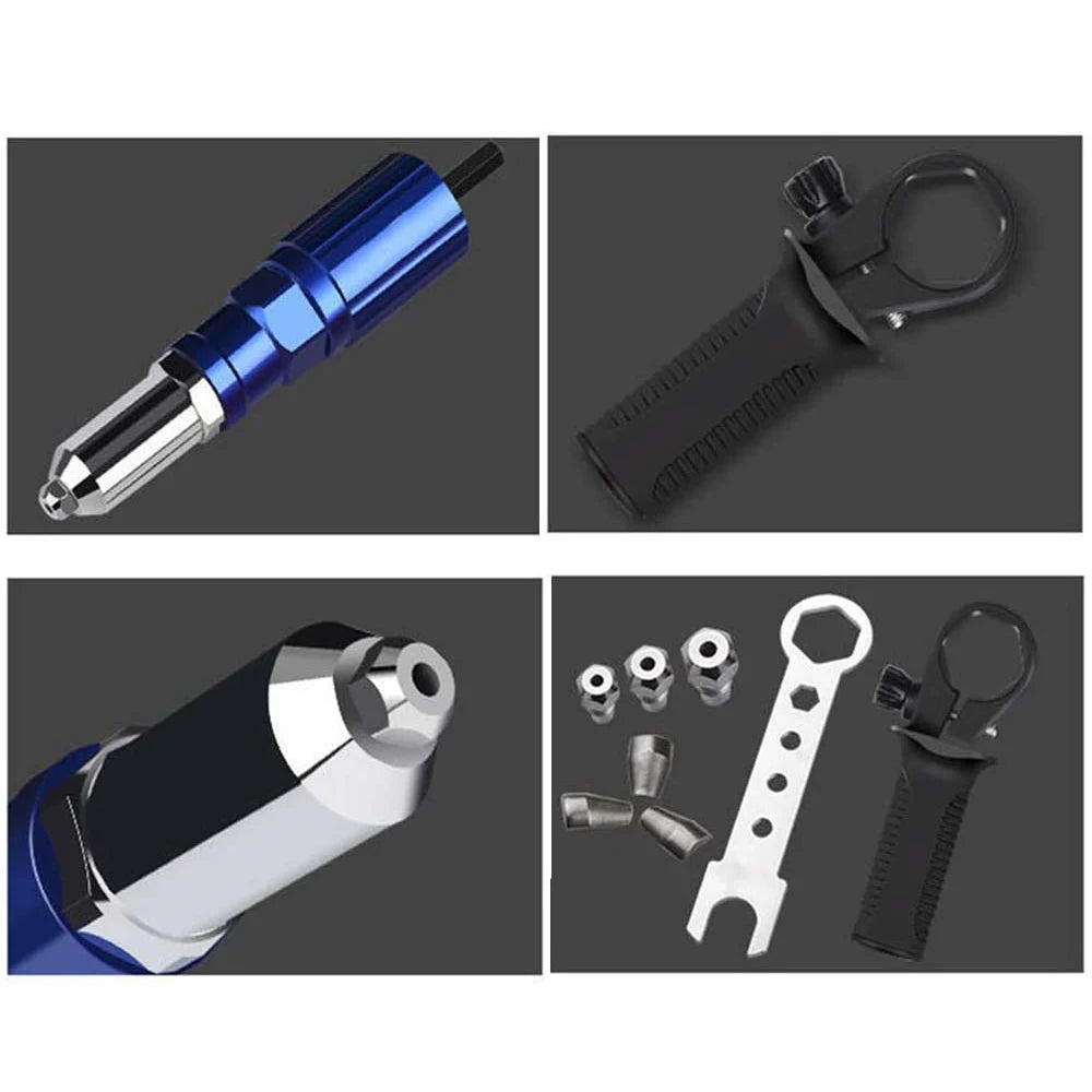 CowLost | electric-rivet-gun-adapter-2-4mm-4-8mm-rivet-nut-gun-drill-adapter-cordless-riveting-tool-insert-nut-pull-rivet-tool |5