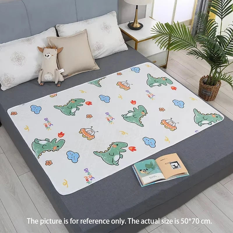 CowLost | mattress-protectors-product_id-homefish-washable-breathable-baby-toddler-urine-mattress-protector-pad-with-cartoon-design |10