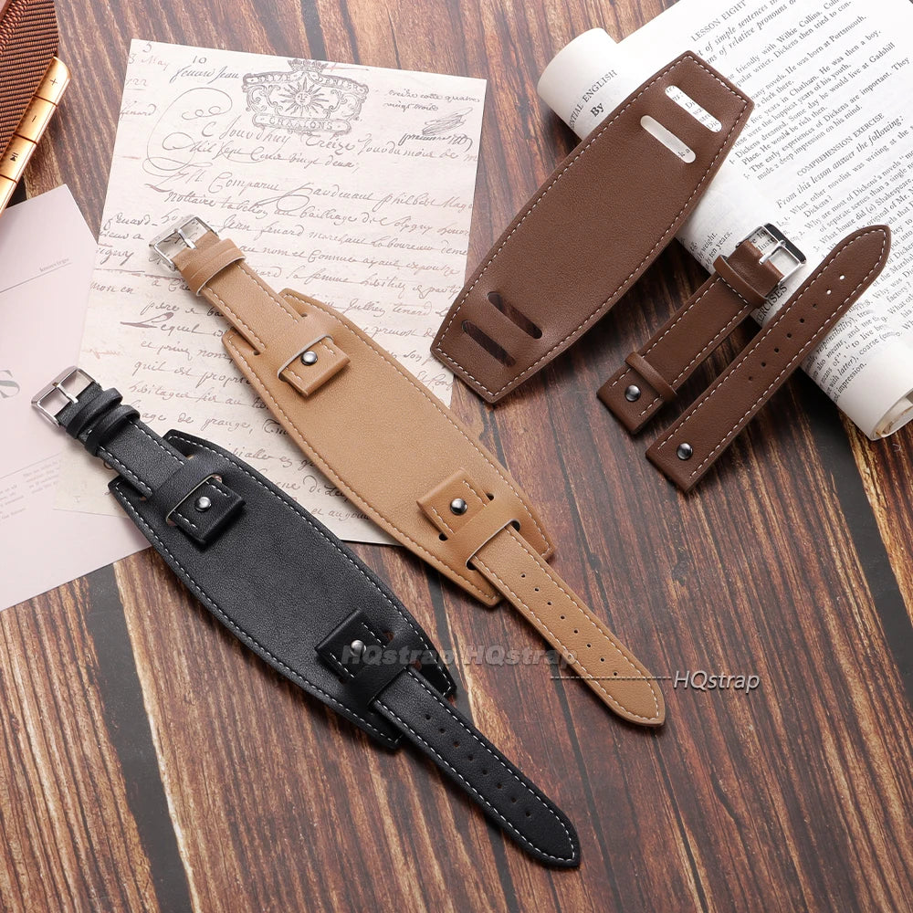 CowLost | product_id-vintage-pu-leather-watch-band-20mm-24mm-universal-replacement-strap |1