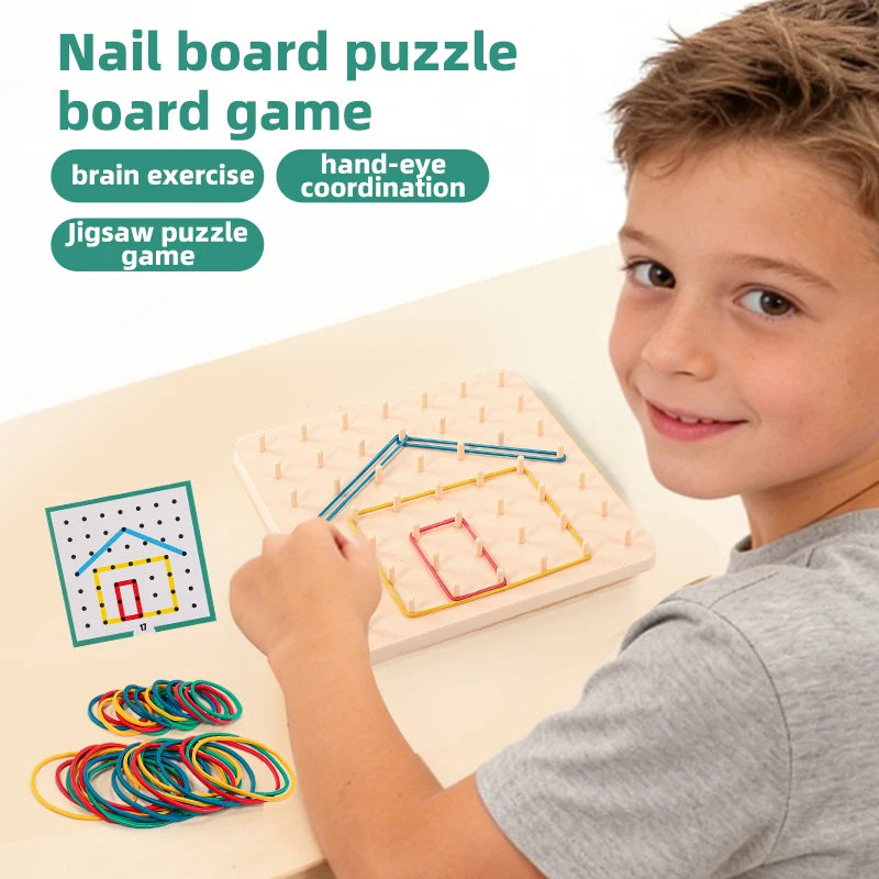 CowLost | product_id-knyysecq-childrens-nail-board-puzzle-toy-with-rubber-bands-and-geometric-shapes-cognitive-exercise-gift |4