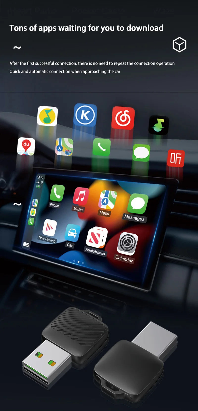 CowLost | lenovo-2-in-1-wireless-android-auto-adapter-wireless-carplay-dongle-car-intelligent-systems-ai-smart-box-for-car-wired-carplay |13