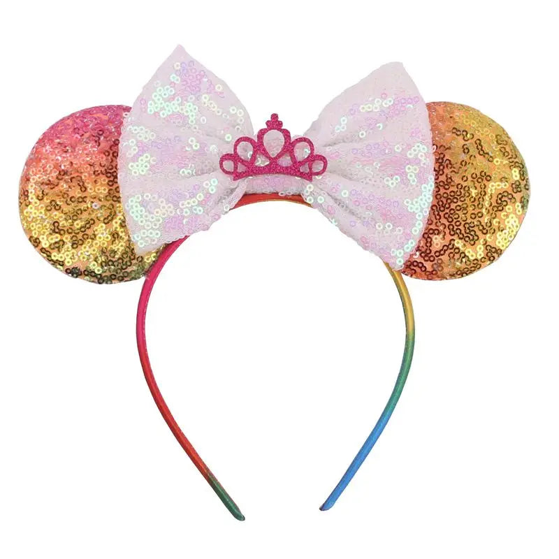 CowLost | glitter-crown-hairband-girls-princess-party-headwear |35