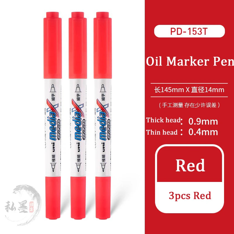 CowLost | product_id-uni-double-headed-oil-marker-pen-0-4-0-9mm-quick-dry-for-cd-glass-ceramic-fabric-leather-tire |15