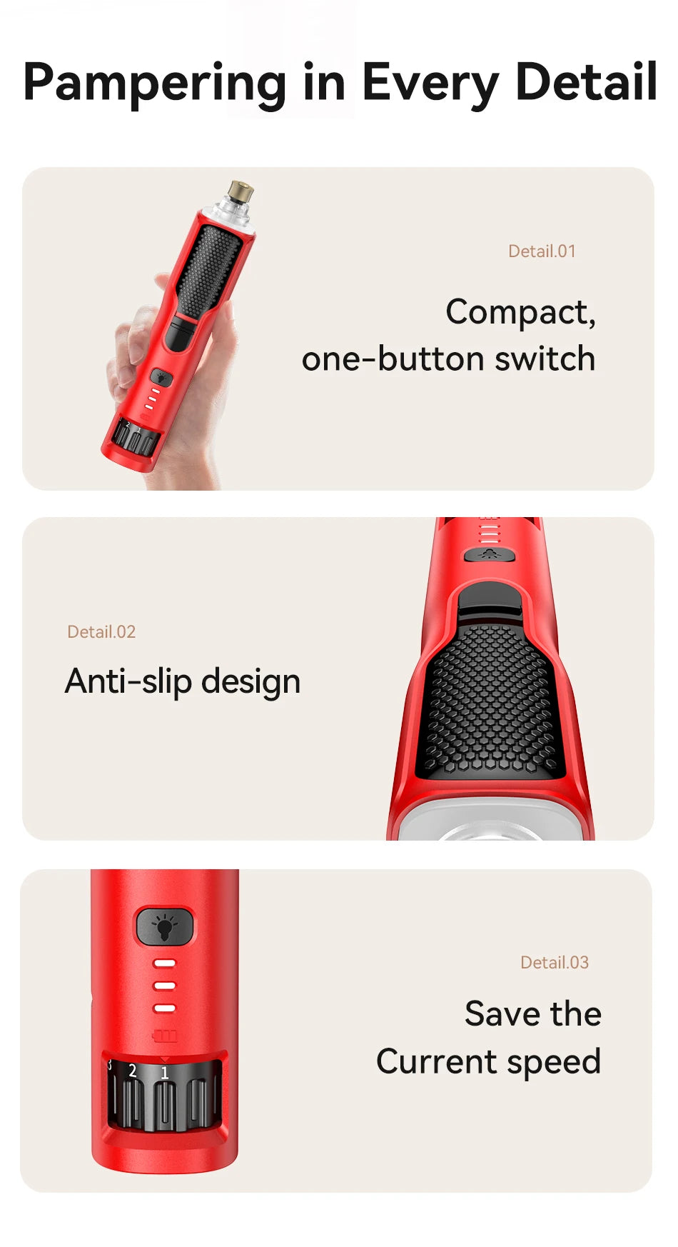 CowLost | pet-beds-rojeco-electric-pet-nail-grinder-with-led-light-and-adjustable-speeds |19