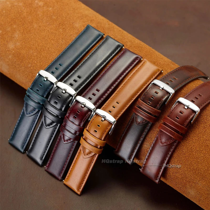 CowLost | bracelets-product_id-handmade-genuine-leather-quick-release-watch-strap-18-26mm-vintage-soft-bracelet |3