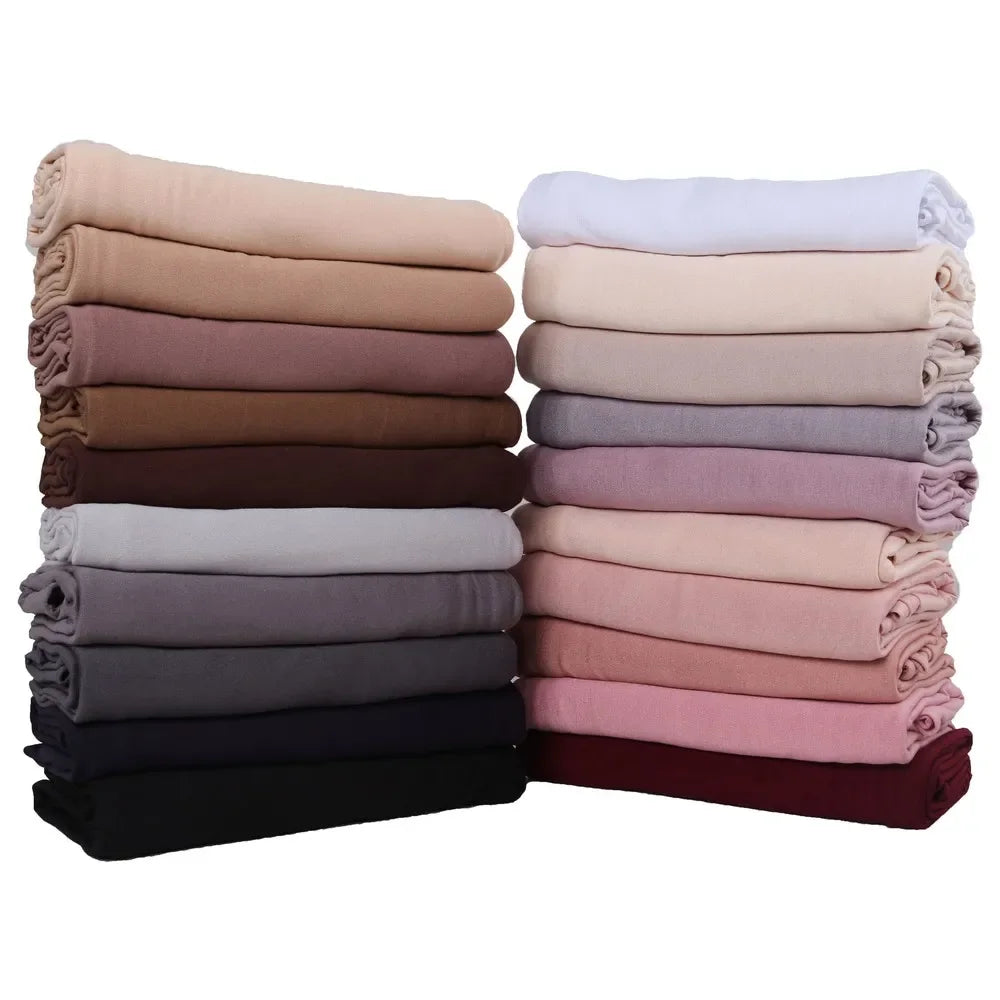 CowLost | muslim-women-stretchy-jersey-hijab-plain-cotton |2