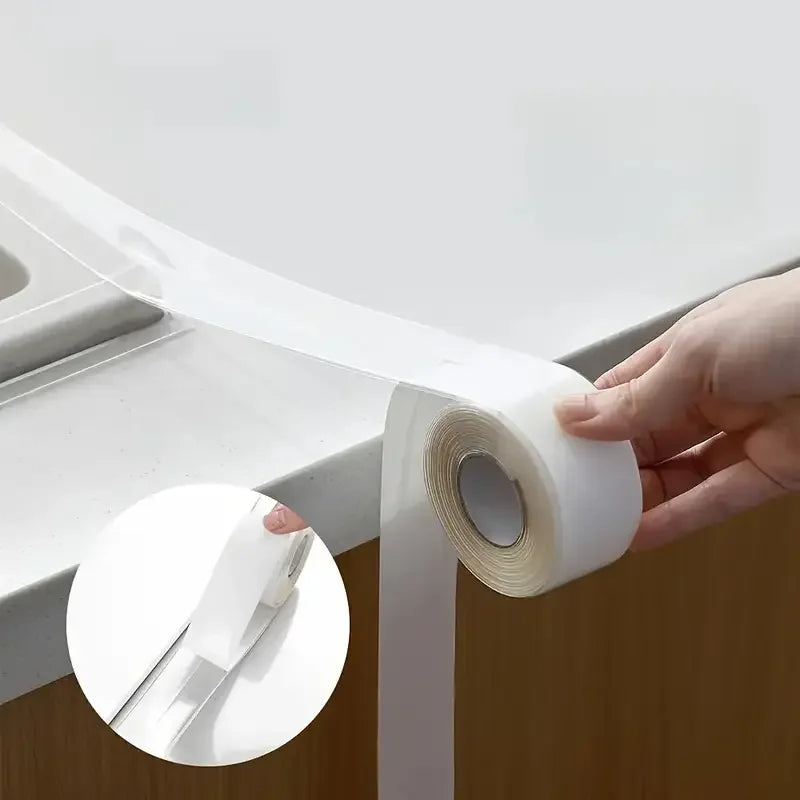 CowLost | product_id-silicone-waterproof-adhesive-tape-transparent-for-kitchen-bathroom-sealing |2