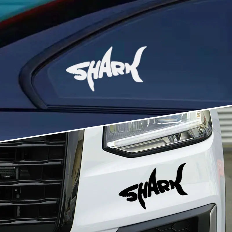 CowLost | product_id-shark-reflective-english-word-pvc-sticker-for-helmet-motorcycle-car-decal |6
