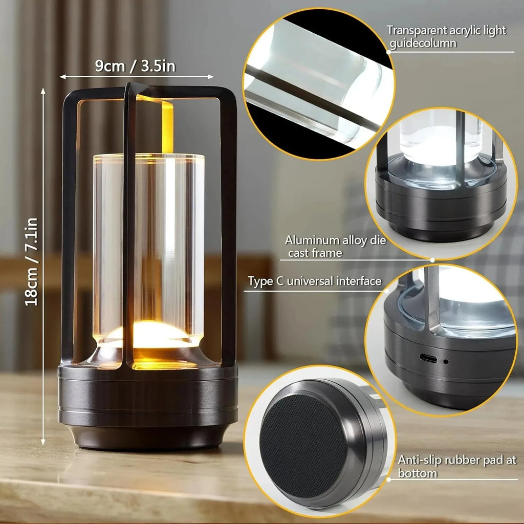 CowLost | product_id-rechargeable-cordless-led-abs-table-lamp-with-touch-control-for-camping-restaurant |16