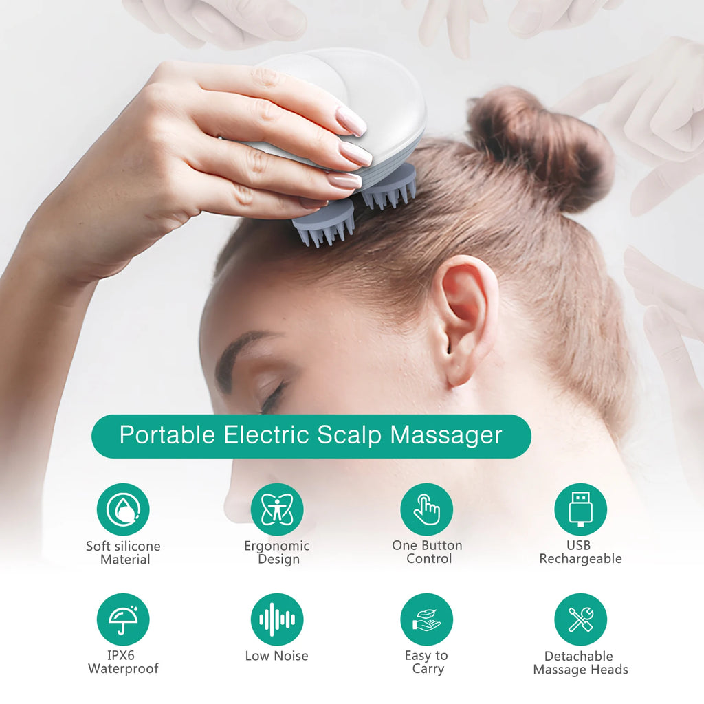 ORIA Handheld Electric Cat Massager for Relaxation and Hair Growth