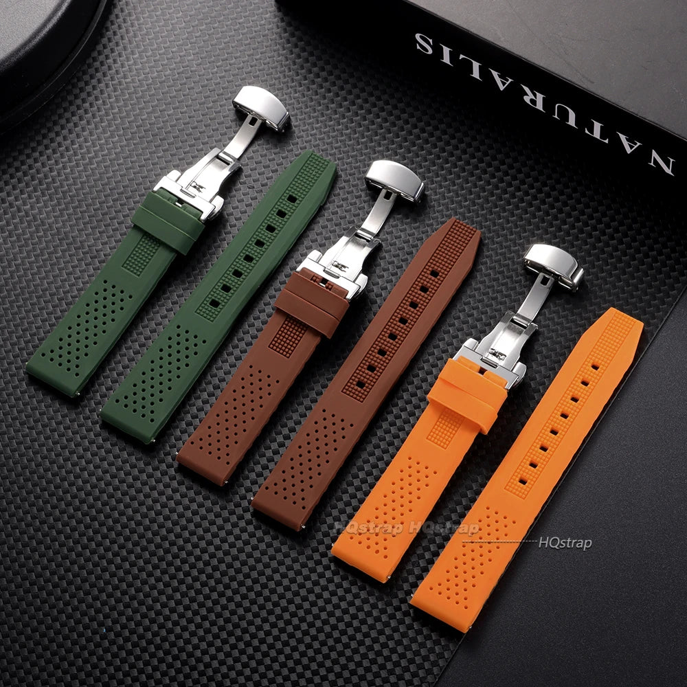 CowLost | product_id-breathable-silicone-quick-release-watch-strap-16-24mm-with-butterfly-buckle-for-seiko-unisex |3