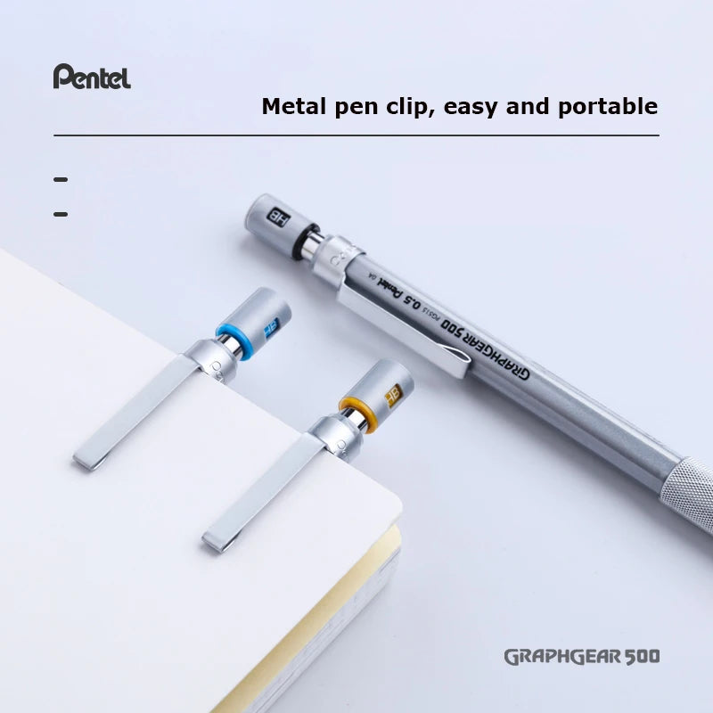 CowLost | product_id-japanese-pentel-automatic-mechanical-pencil-metal-head-0-3-0-5-0-7-0-9mm-for-writing-drawing-sketching |4