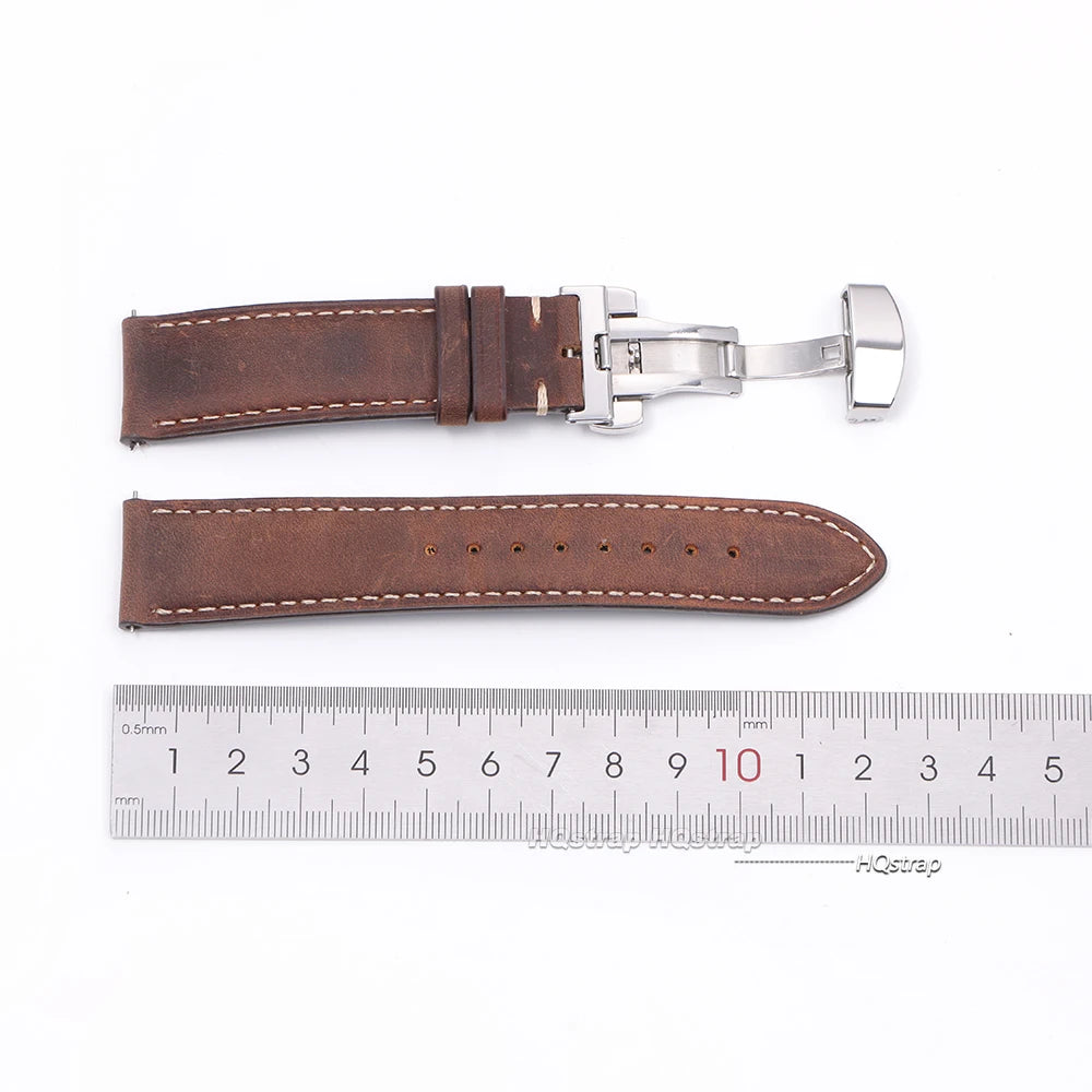 CowLost | product_id-vintage-leather-quick-release-watch-band-for-seiko-16-24mm-with-butterfly-buckle |8