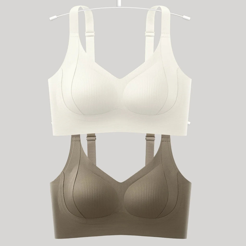 CowLost | product_id-2-pack-plus-size-wireless-push-up-bras-for-women-seamless-padded-wide-straps-m-4xl |11