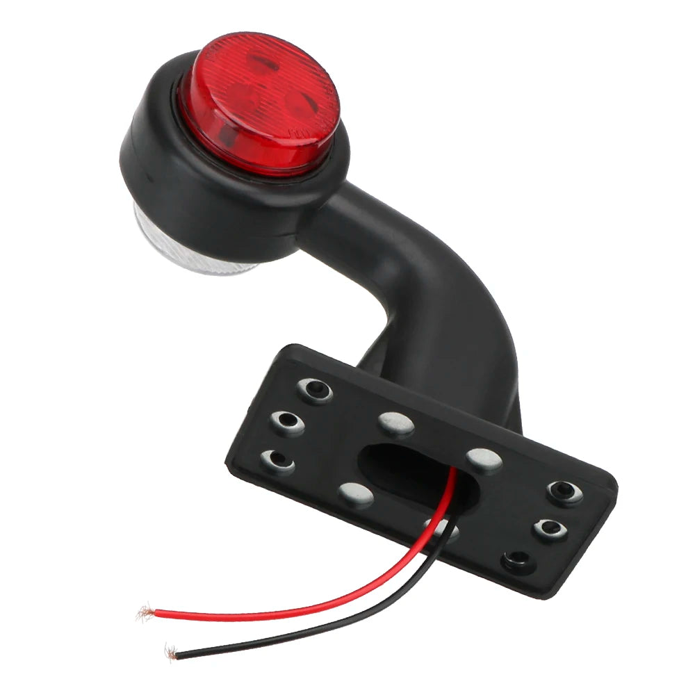 CowLost | truck-lamp-12-24v-led-side-marker-light-indicator-lamp-car-styling-red-white-tail-light-assembly-2pcs-set |5