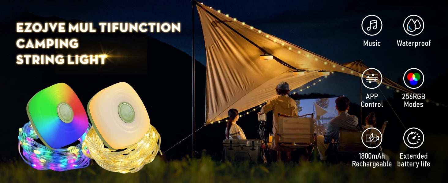 CowLost | product_id-kfvc-usb-rechargeable-waterproof-rgb-led-camping-string-lights-with-smart-app-control |7