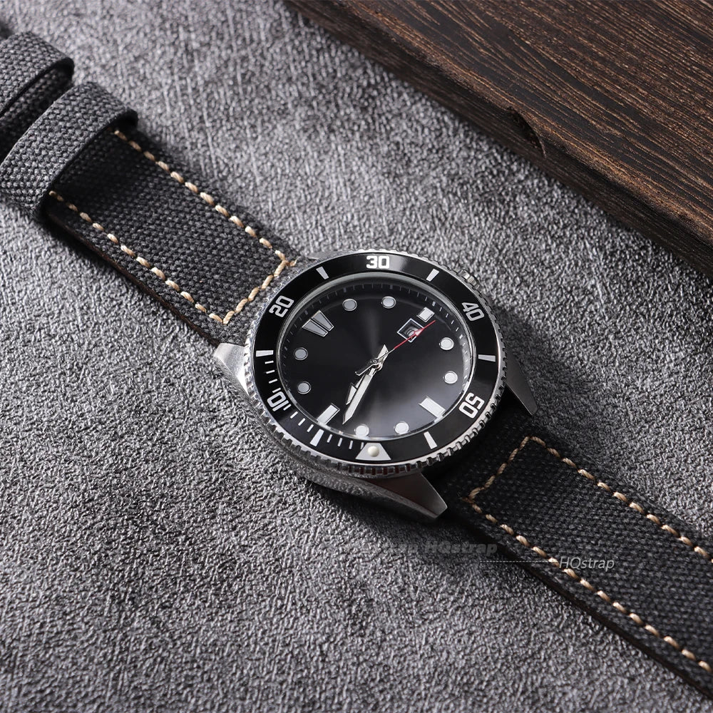 CowLost | product_id-20mm-24mm-canvas-nylon-leather-watchband-for-panerai-universal-sport-wrist-strap-men-women |5