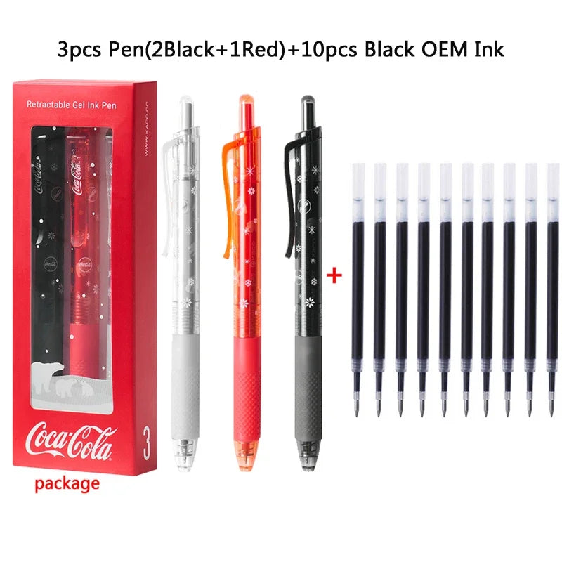 CowLost | product_id-kaco-x-coca-cola-3-pack-gel-pens-0-5mm-black-red-needle-point-1800m-long-writing-for-school-office |20