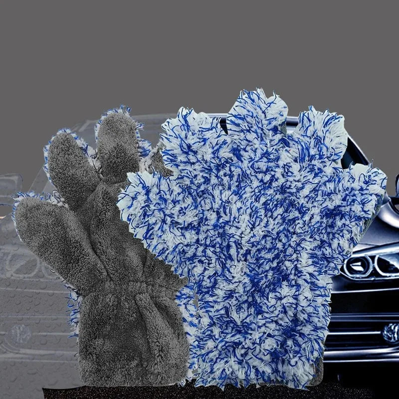 CowLost | car-wash-brushes-product_id-yiju-double-sided-plush-microfiber-car-wash-gloves-cleaning-mitt |10