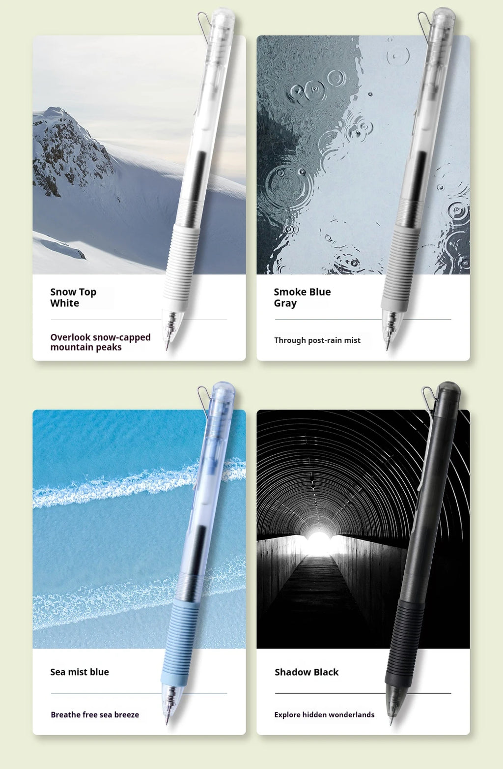 CowLost | product_id-kaco-k1-0-5mm-black-gel-pen-with-soft-grip-and-transparent-barrel-for-smooth-writing |11