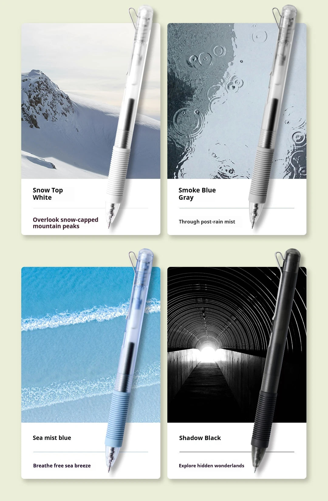 CowLost | product_id-kaco-k1-0-5mm-black-gel-pen-with-soft-grip-and-transparent-barrel-for-smooth-writing |11
